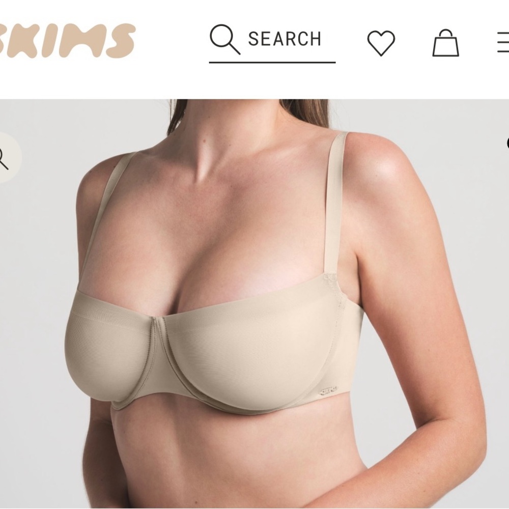 Skims unlined balconette bra